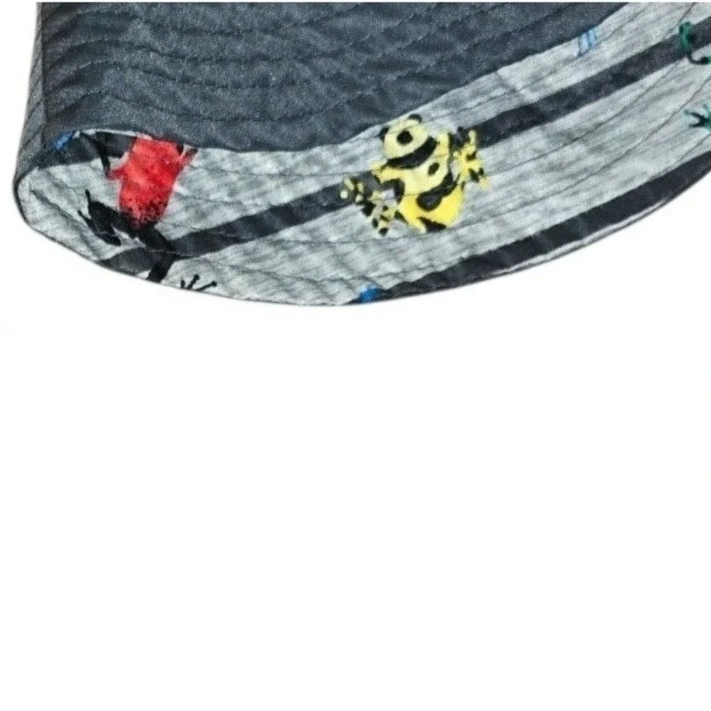 Toddler Sun Hat bucket reversible 2 SIDES‎ UPF50+ SKINZ PACKABLE VACATION BEACH